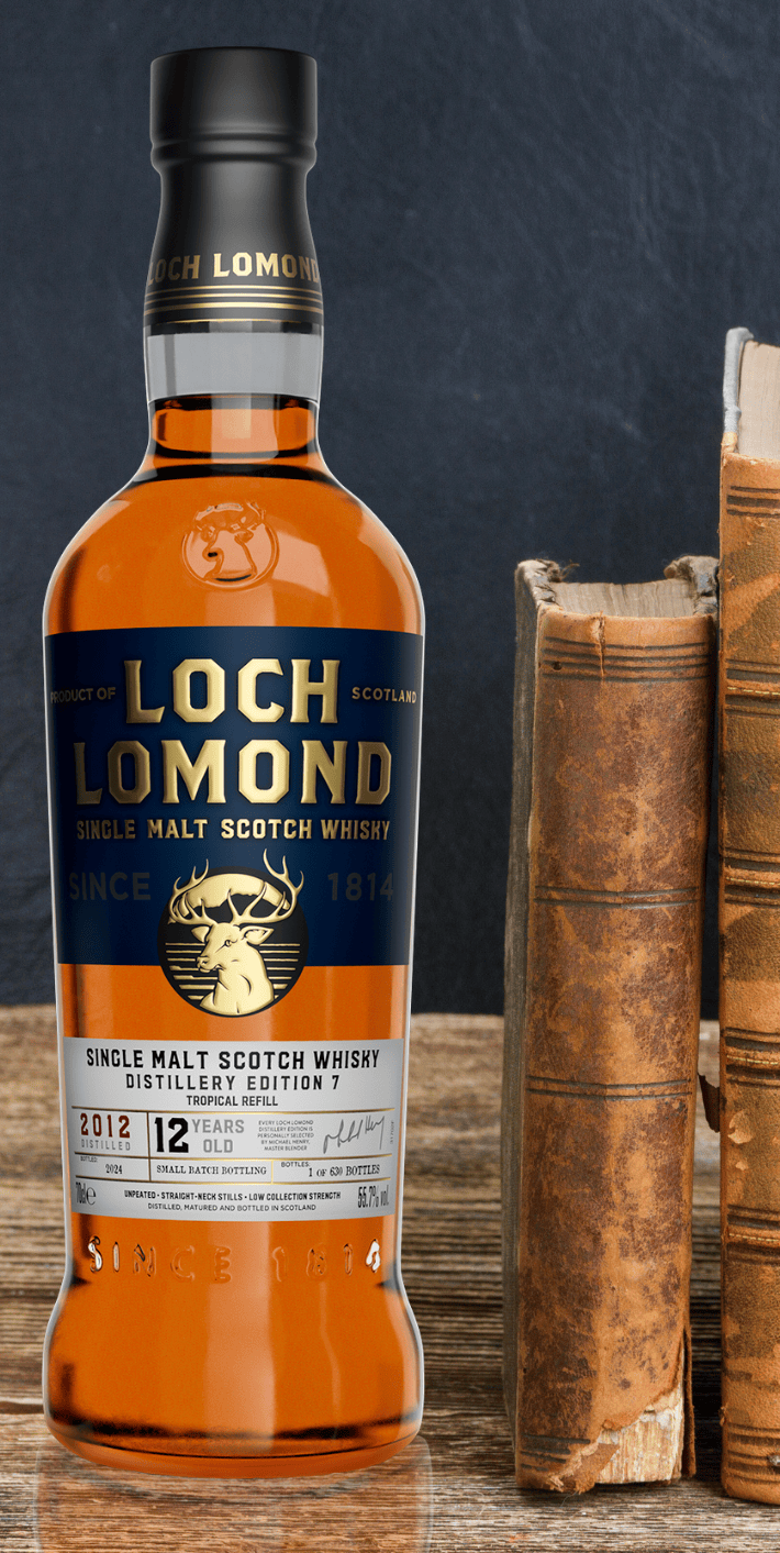 Loch Lomond Distiller Edition 7 bottle on shelf