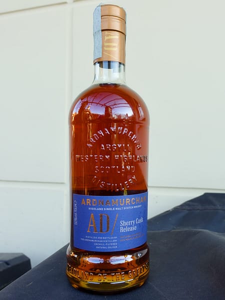 Ardnamurchan Sherry Cask Release bottle
