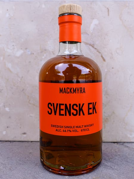 Mackmyra Svensk Ek whisky bottle