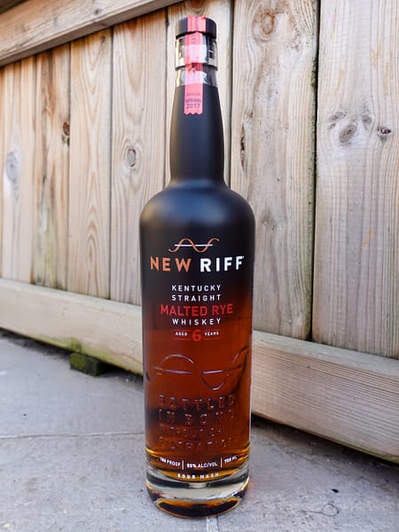 New Riff 100% Malted Rye 6 years old bottle