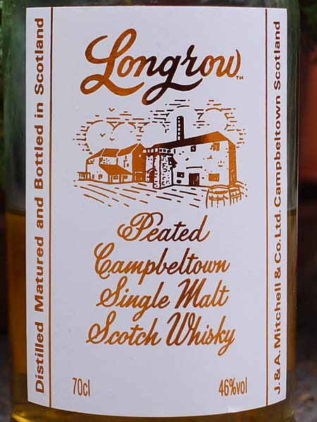 Longrow Peated label