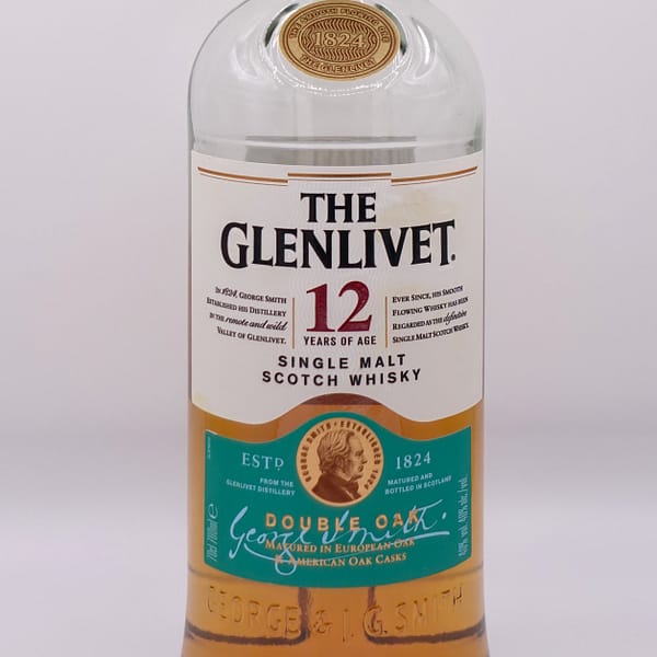Pic of the Glenlivet 12 Double Oak front label