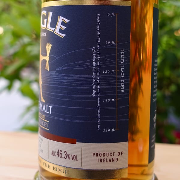 Dingle Single Malt label detail