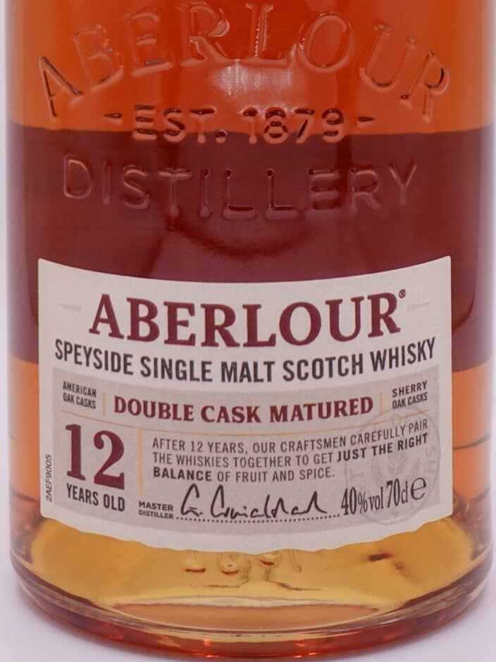 Aberlour 12 year old Double Cask Matured bottle