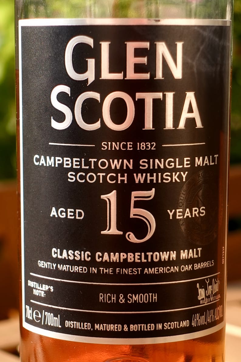 Teenage Whisky Kicks: Glen Scotia 15 years old Review - The Road