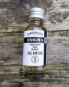 Cadenhead’s Enigma Single Malt Irish Whiskey Sample Bottle