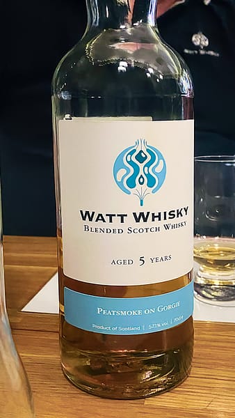 Bottle of Watt Whisky Peatsmoke on Gorgie Blended Whisky, aged 5 years