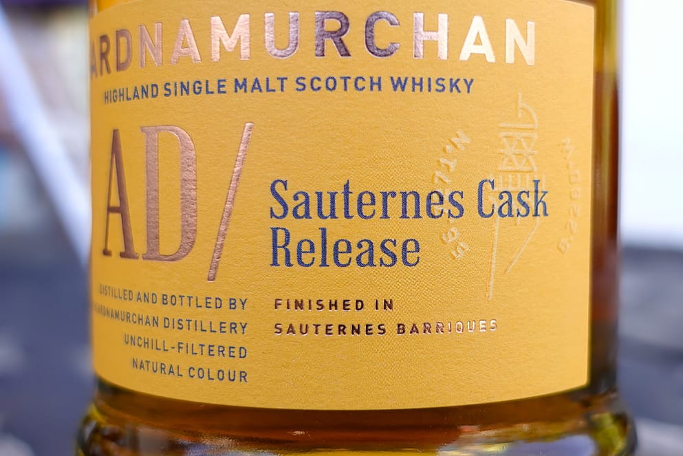 Ardnamurchan AD Sauternes Cask Release Review - The Road to Dram
