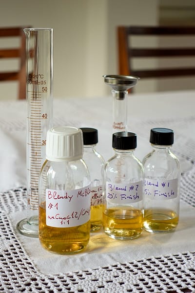 Domestic whisky blending set up