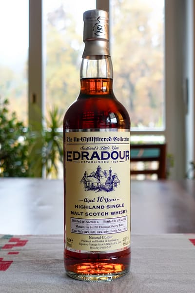 Signatory VIntage Edradour 10 Un-Chillfiltered Review - The Road
