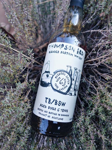 TB/BSW blended scotch bottle