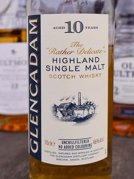 Picture of the Glencadam 10 year old front label
