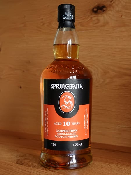 Springbank 10 year old bottle