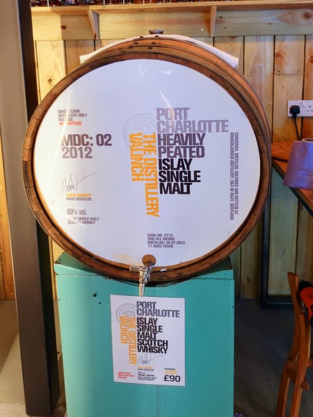 August 2024 Port Charlotte hand-fill distillery exclusive: 2012 2nd fill Medoc Cask