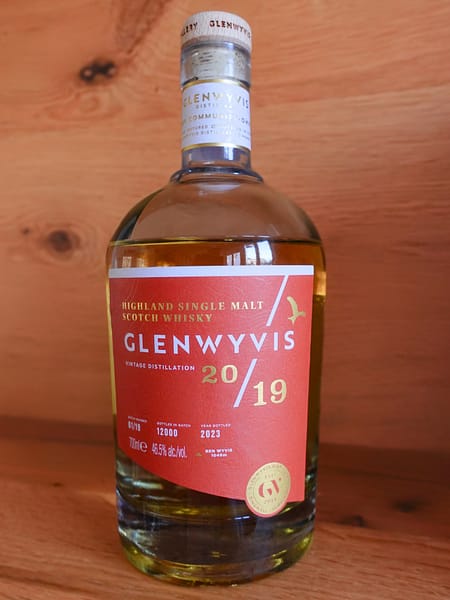 Glenwyvis 2019 single malt bottle