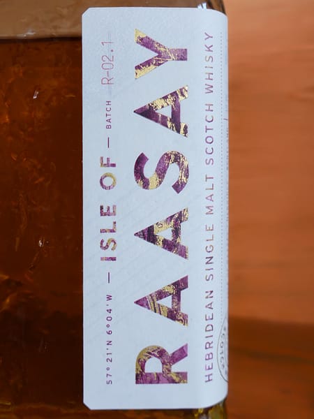 Isle of Raasay R02.1 label
