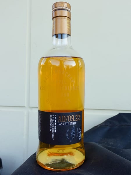 Ardnamurchan AD Cask Strength bottle