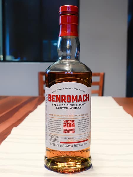 Benromach Cask Strength 2014 bottle