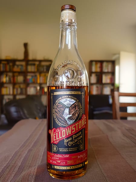 Yellowstone Hand Picked Single Barrel Bottle
