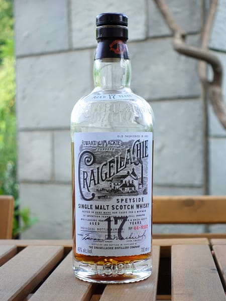 Craigellachie 17 years old Speyside single malt bottle