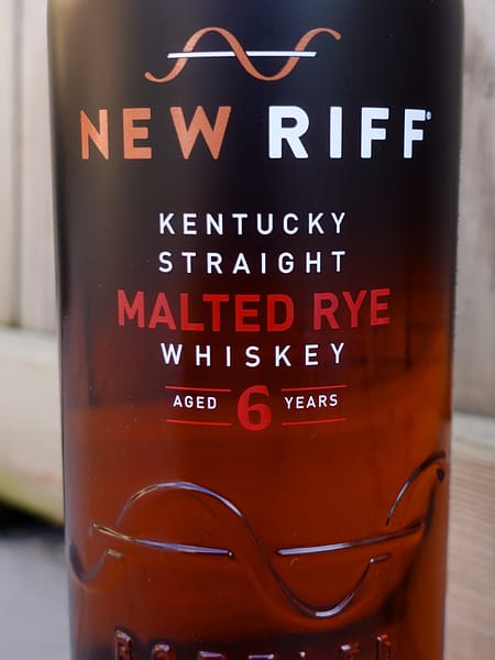 New Riff 100% Malted Rye 6 years label