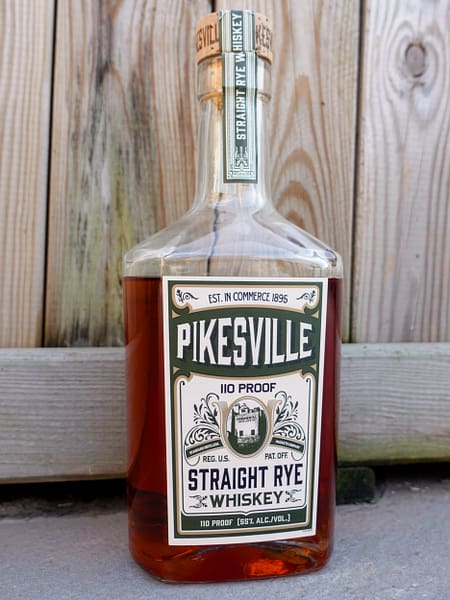 Pikesville Straight Rye Whiskey Bottle