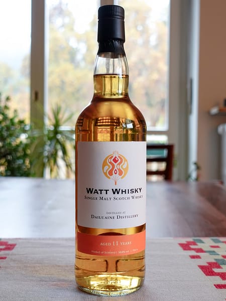 Watt Whisky Dailuaine 11 year old bottle