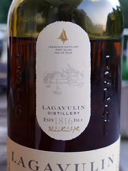Lagavulin 16 year old label detail