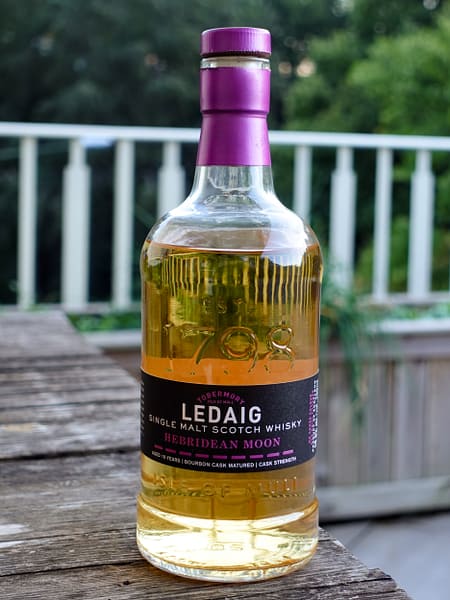 Ledaig Hebridean Moon single malt bottle