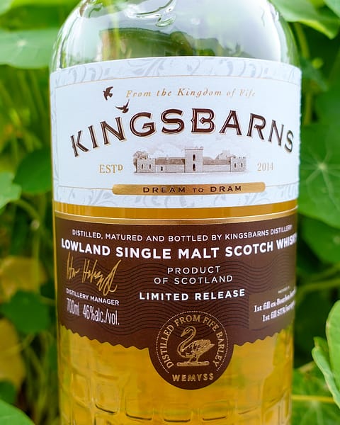 Kingsbarns Dream to Dram label