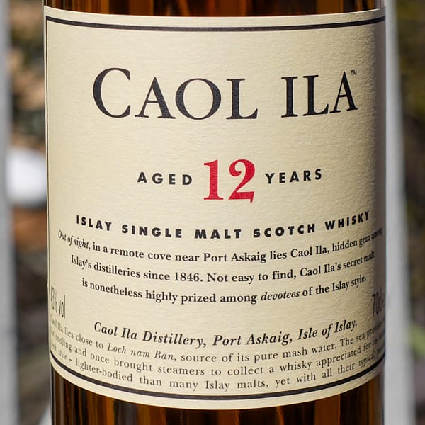 Caol Ila 12 label detail