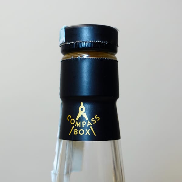 Compass Box Orchard House bottle neck