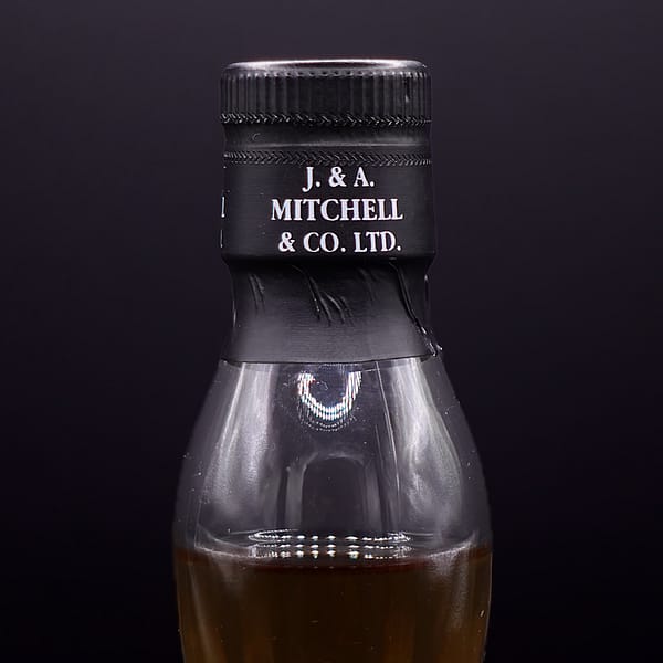 Springbank 10 year old cap seal showing the J&A Mitchell co. name