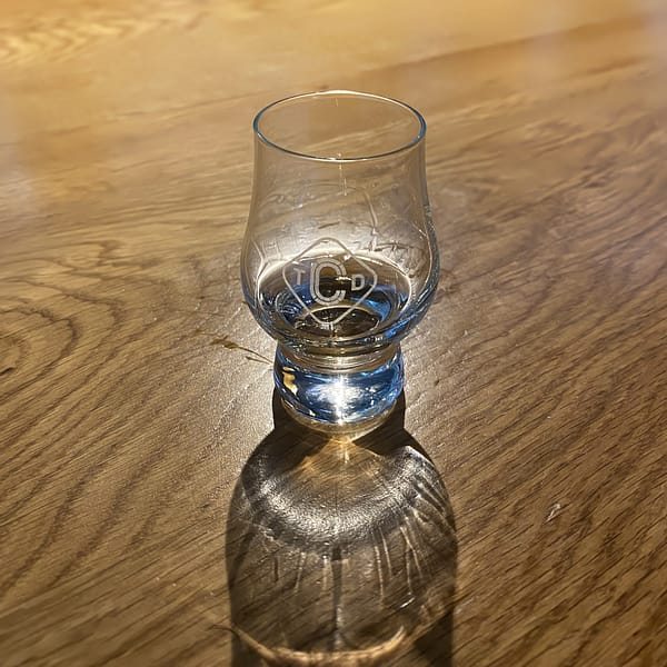 Clydeside distillery mini Glencairn tasting glass