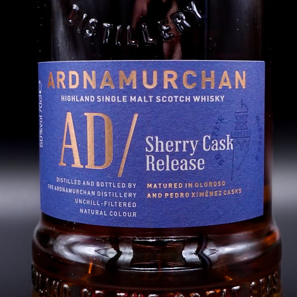 Ardnamurchan Sherry Cask Release label