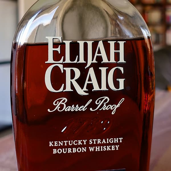 Elijah Craig Barrel Proof 12 Year Old Bourbon front label