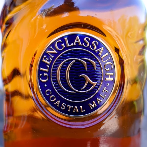 Glanglassaugh Portsoy bottle seal showing the distillery's logo