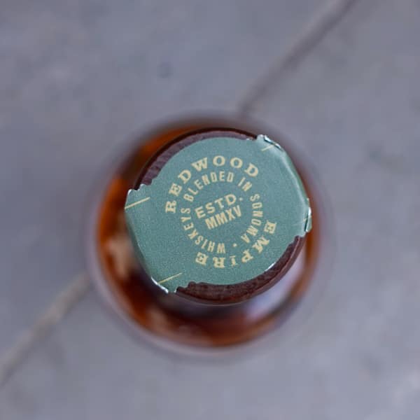 Redwood Empire Emerald Giant cap seal, showing the 2015 set. date