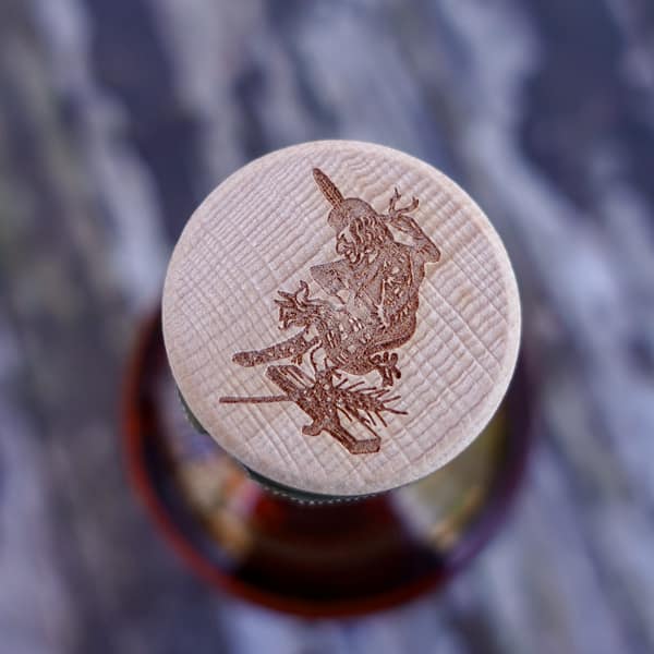 Ardnamurchan Sauternes showing the dancey man logo