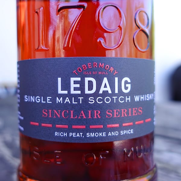 Ledaig Sinclair Series Rioja Cask label