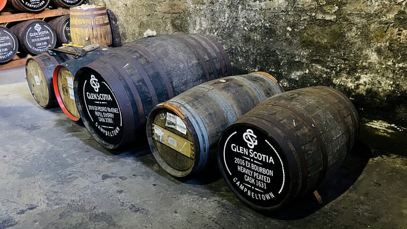 Glen Scotia March 2024 Warehouse Tasting casks - PX and Heavily peated