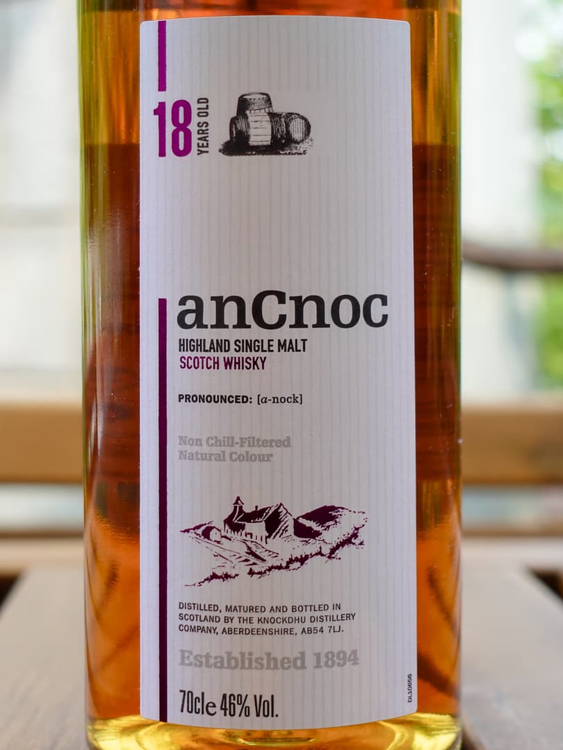 Teenage Whisky Kicks: anCnoc 18 year old review - The Road to Dram