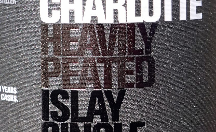 Port Charlotte 10 Heavily Peated Label detail