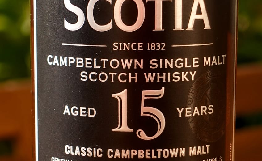 Glen Scotia 15 year old bottle
