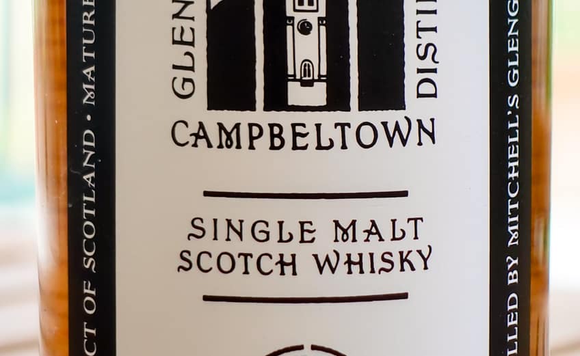 Kilkerran 16 year old whisky label