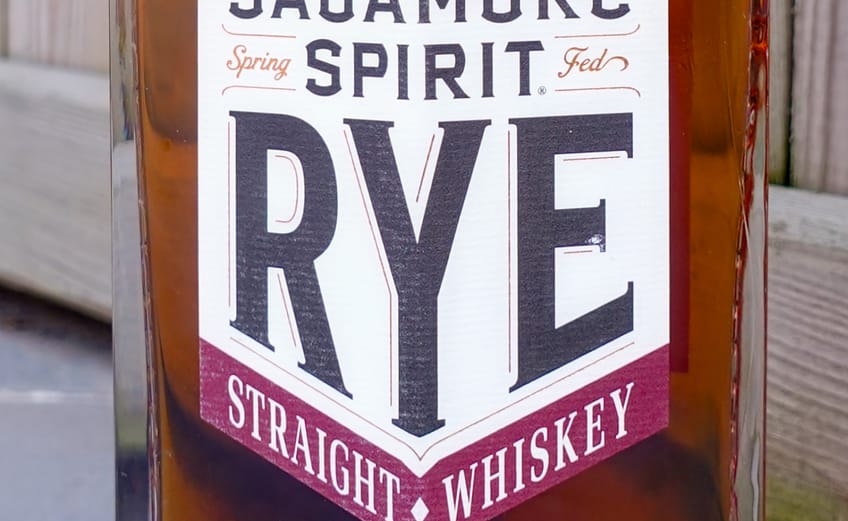 Sagamore Spirit Straight Rye Whiskey Bottle Label