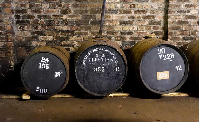 3 of the cask tasted during the Kilkerran Warehouse Tasting in March 2026