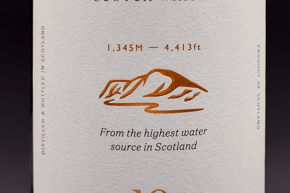Ben Nevis 10 year old label