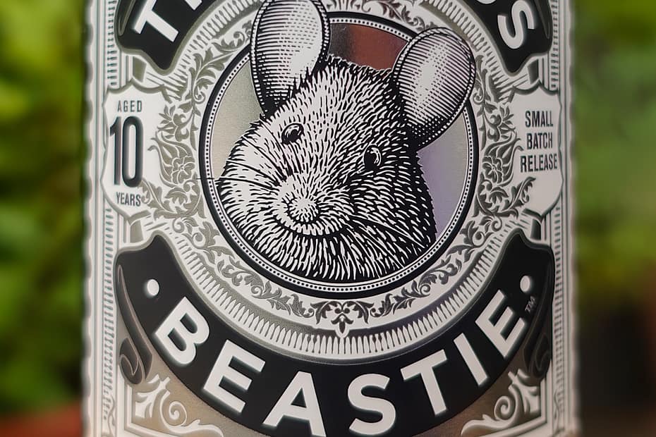 Douglas Laing's Timorous Beastie 10 year old label