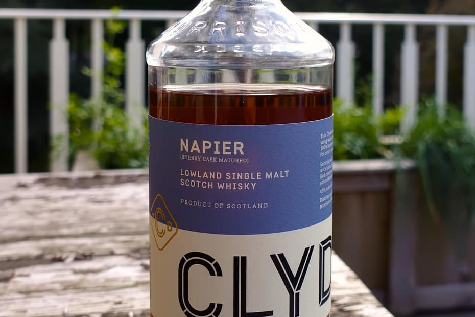 Clydeside Napier whisky bottle